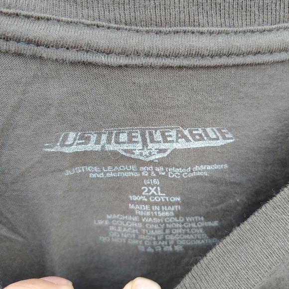 Justice League gray graphic shirt 2XL - Picture 7 of 7